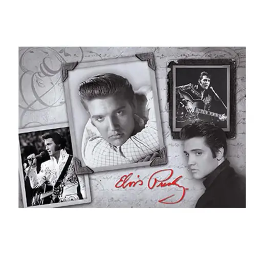 [E8531] Elvis Magnet - Frames w/ Letter