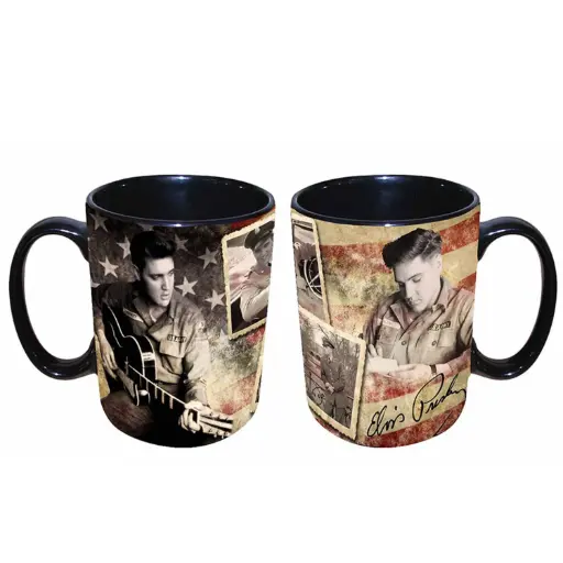 [E8660] Elvis Mug - Flag Army