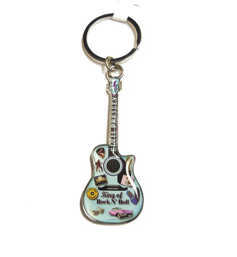 [E8692] Elvis Keychain - Guitar Patches