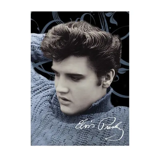 [E8723] Elvis Magnet - Blue Sweater