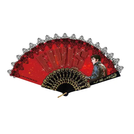 [E8827] Elvis Hand Fan - '68 Name