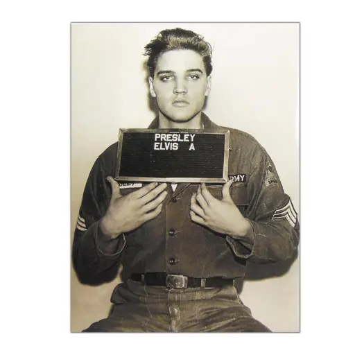 [E8884] Elvis Magnet - Enlisting Photo