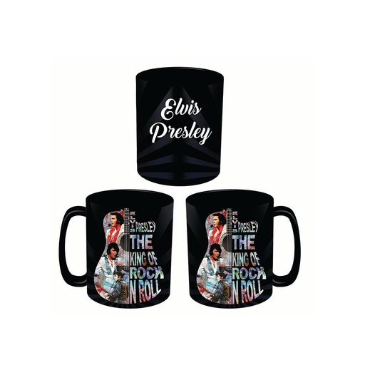 [E8906] Elvis Mug - Guitar Colorful