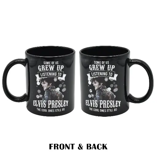 [E8913] Elvis Mug - Grew Up Listening To