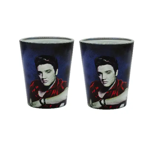 [E8928] Elvis Shot Glass - Multi Color
