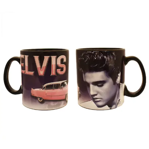[E8991] Elvis Mug - Pink Caddy