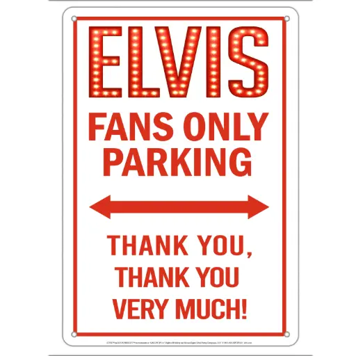 [E9005] Elvis Sign - Fans Parking
