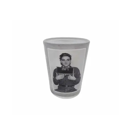 [E9073] Elvis Shot Glass - Enlisting Photo