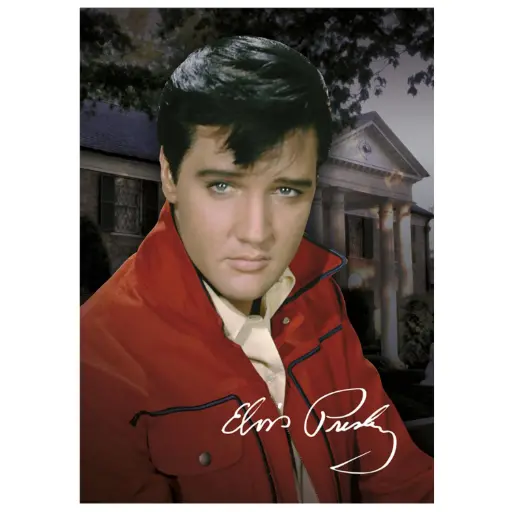 [EMSP2118] Elvis Postcard - Red Jacket - Pack of 50