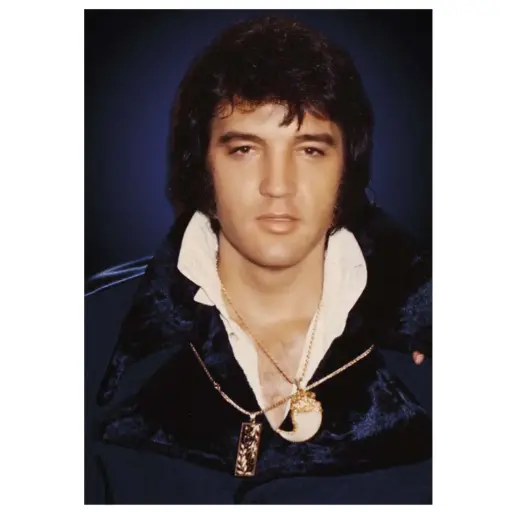 [EMSP2131] Elvis Postcards - In Blue Suit - Pack of 50