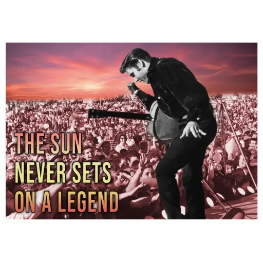 [EMSP9008] Elvis Postcards - Sunset Tupelo - Pack of 50