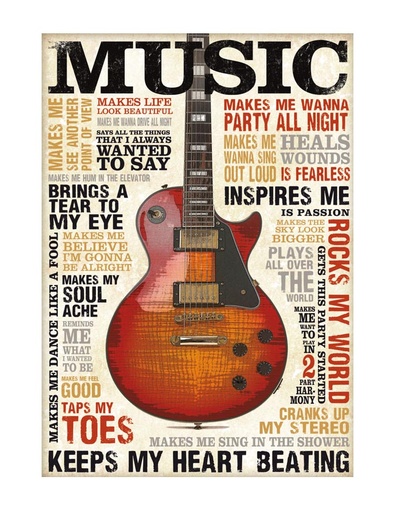 [G5144] Music is Passion Postcards- Pack of 50