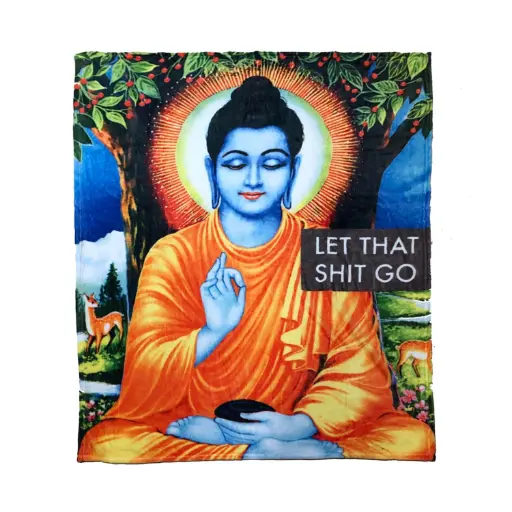 [G6192] Throw Blanket - Let That Shit Go