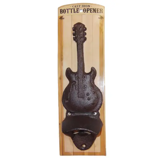 [GN5312] Bottle Opener - Guitar Cast Iron