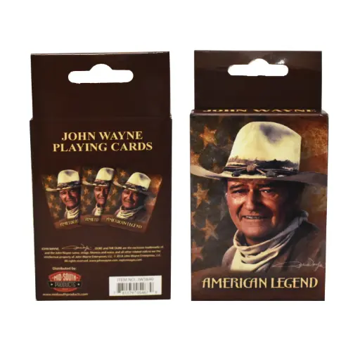 [JW5840] John Wayne Playing Cards - American Legend