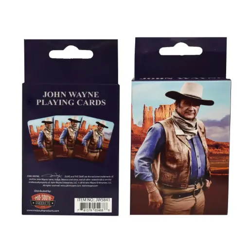 [JW5841] John Wayne Playing Cards - Stand