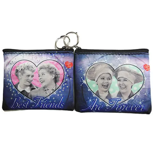 [L5089] Lucy Key Chain/Coin Purse - Best Friends