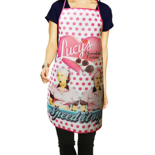 [L5404] Lucy Apron - Polka Dots