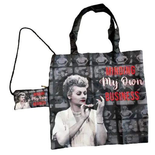 [L6655] Lucy Bag with Pouch - Minding My Own Business - 12pc Set