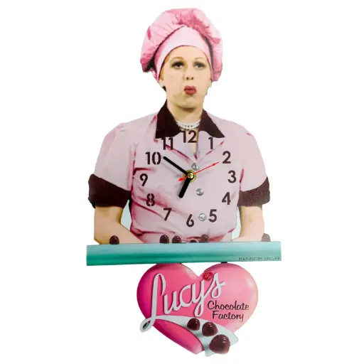 [L6664] Lucy Clock - Swinging Heart