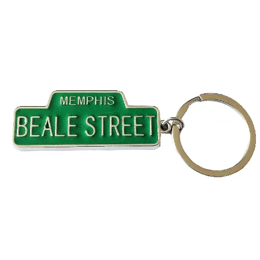 [M3047] Memphis Keychain - Beale St Sign
