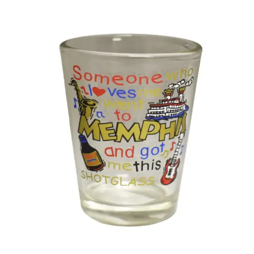 [M4483] Memphis Shot Glass - Someone Who Loves Me