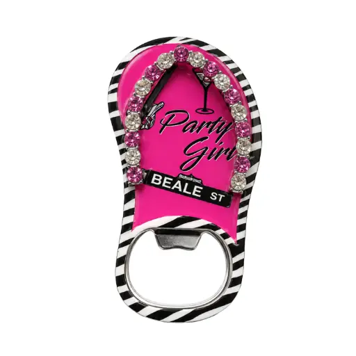 [M5098] Memphis Bottle Opener & Magnet - Flip Flop