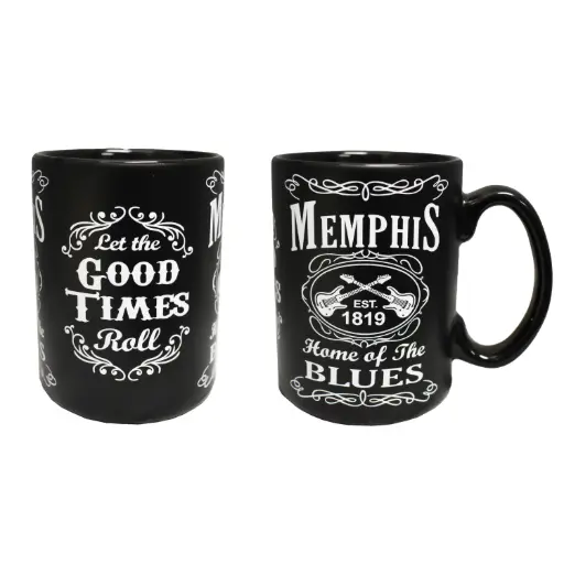 [M5238] Memphis Mug - Blk & Wht Est.
