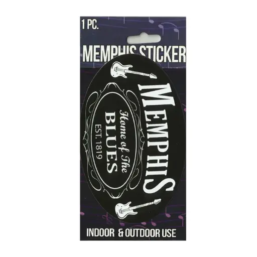[M5478] Memphis Sticker - Blk & Wht Est.