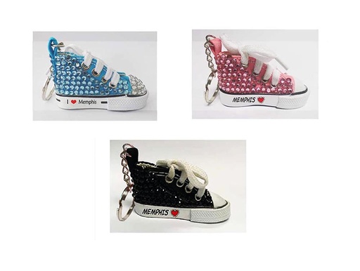 [M5766] Memphis Keychain - Shoe 3 Colors - 3pc Set