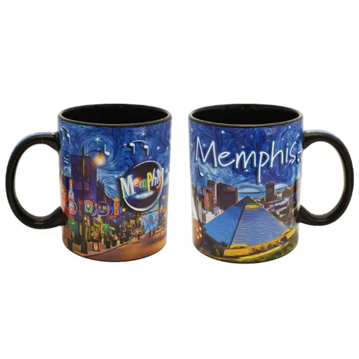 [M6618] Memphis Mug - Starry Night