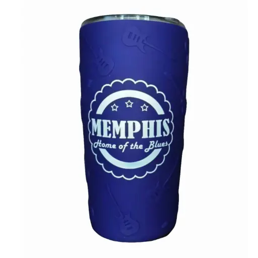 [M6644] Memphis Thermos Stainless Steel With Silicone Sleeve