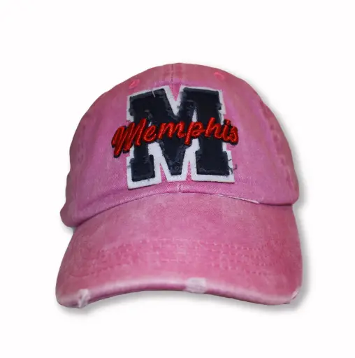 [M6792] Memphis Cap - Pink Denim
