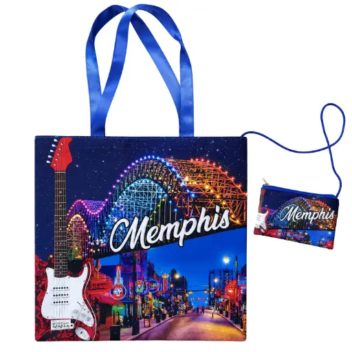 [M6901] Memphis Bag with Pouch - Bridge Lights - 12 pc Set