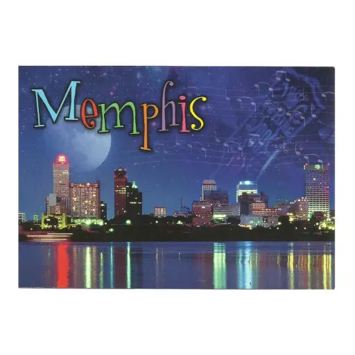 [MSP2082A] Memphis Postcards - Skyline - Pack of 50