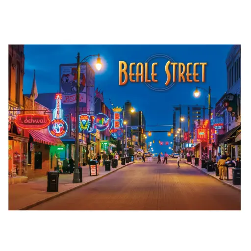 [MSP2111] Memphis Postcards - Beale Street - Pack of 50