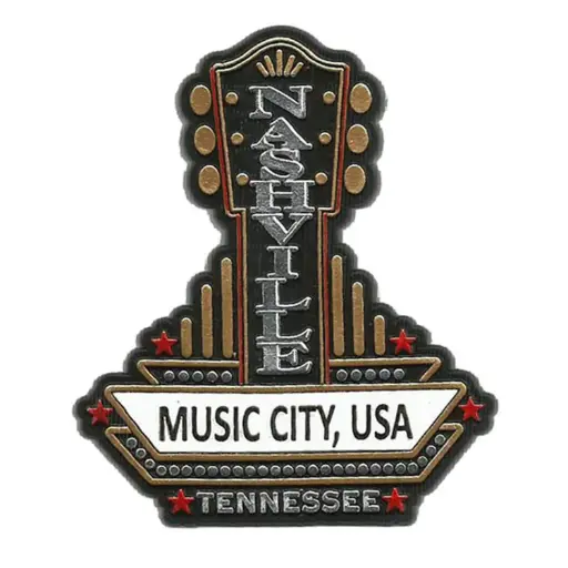 [N5025] Nashville Magnet - Guitar Marquee