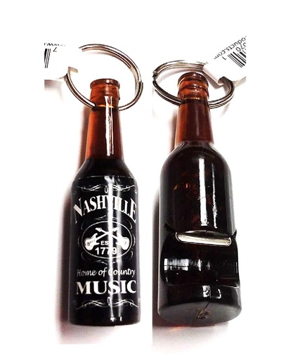 [N5708] Nashville Keychain Bottle Opener - Beer