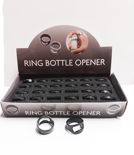 [N5763] Nashville Bottle Opener - Ring 24/PC Set