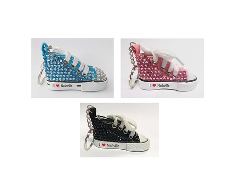 [N5767] Nashville Key Chain - Shoe 3 Colors - 3pc Set