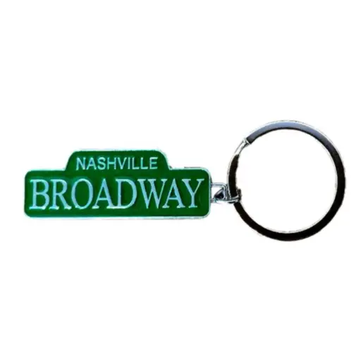 [N5856] Nashville Key Chain - Honky Tonk  Row Sign