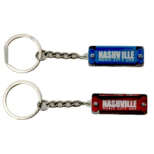 [N5869] Nashville Keychain - Harmonica