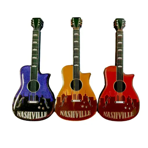 [N5884] Nashville Magnet - Guitar Metallic Assorted