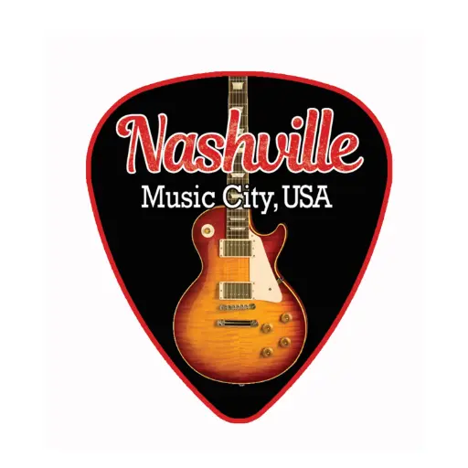 [N6005] Nashville Sticker - Guitar Pick