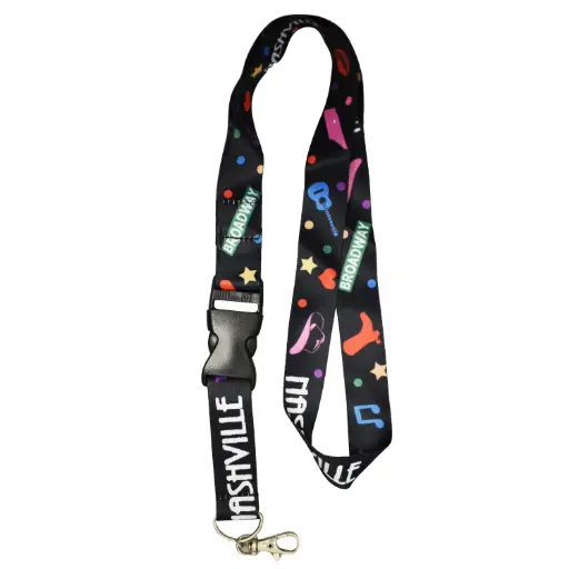 [N6184] Nashville Keychain/ Lanyard - Icons
