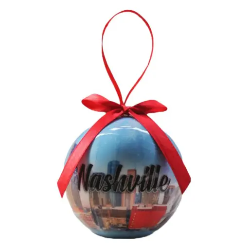 [N6673] Nashville Ornament - Skyline Ball