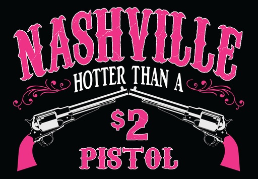 [N6984] Nashville Postcards - Hotter Than A $2 Pistol - Pack of 50
