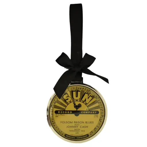 [SR6495] Sun Record Ornament - Johnny Cash Folsom Prison