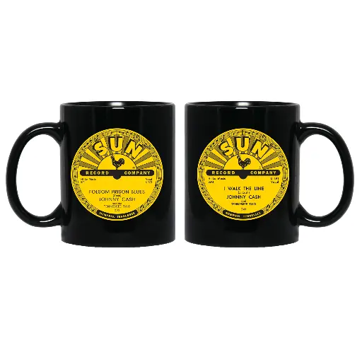 [SR6539] Sun Record Mug - Johnny Cash I Walk The Line/ Folsom Prison
