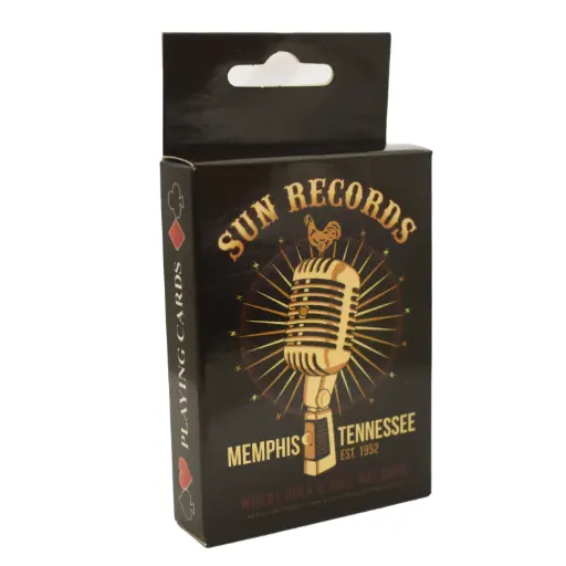 [SR6694] Sun Record Playing Cards - Microphone